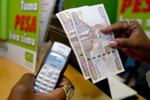 M-Pesa=money transfer from phone to phone