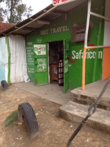 An M-Pesa storefront
